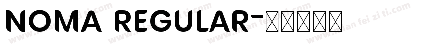 NOMA Regular字体转换